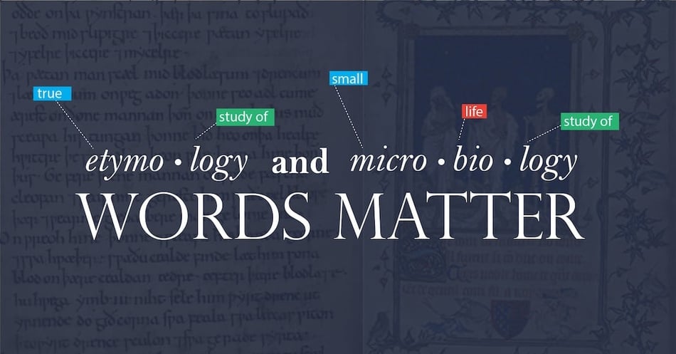 Etymology and Microbiology: Words Matter